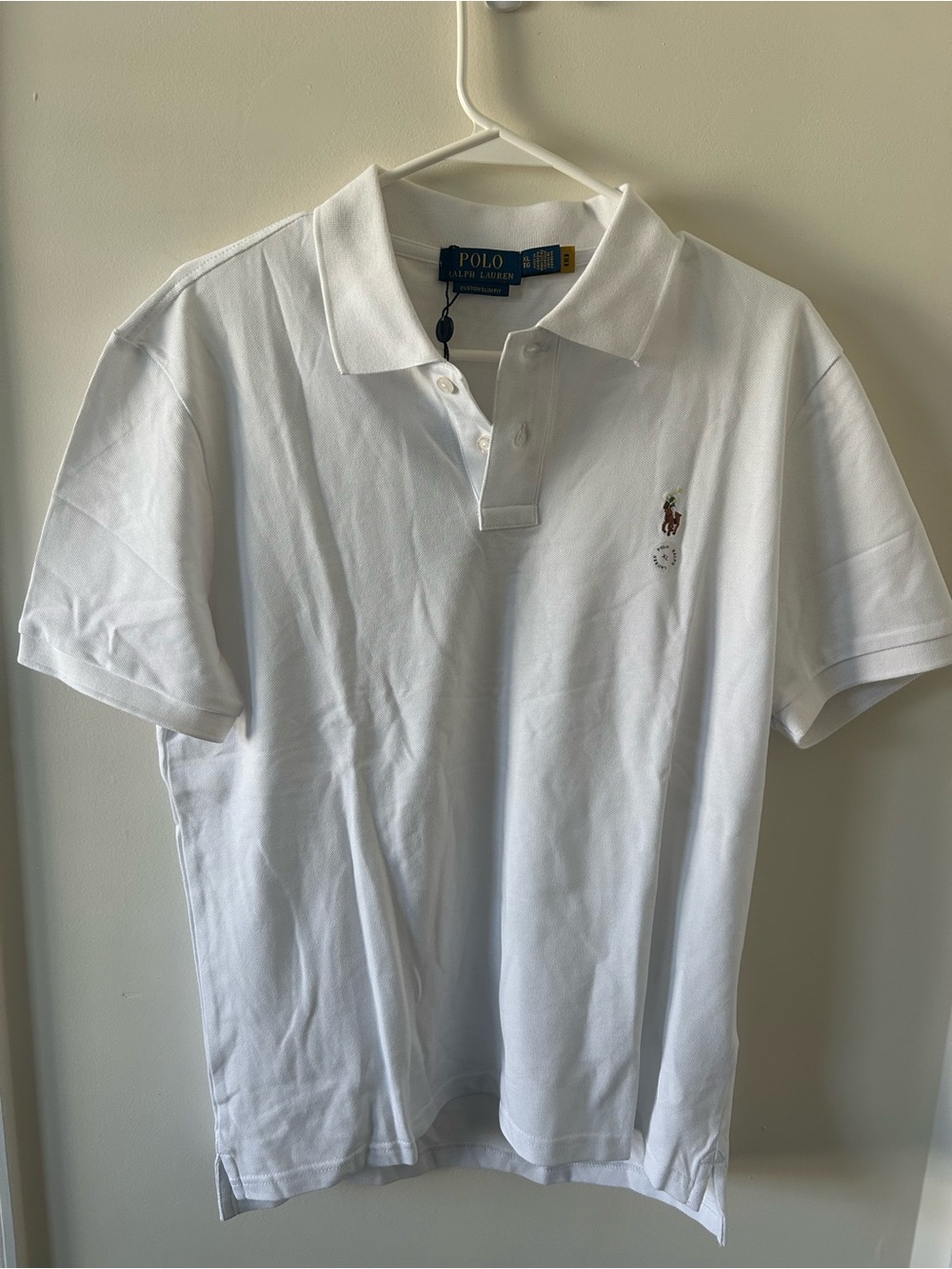 Polo by Ralph Lauren White Short-Sleeve Cotton Polo